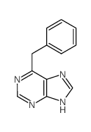 6-苄基嘌呤结构式