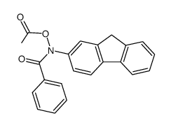 N-Acetoxy-N-(9H-fluorene-2-yl)benzamide结构式