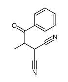 2-(1-oxo-1-phenylpropan-2-yl)propanedinitrile Structure