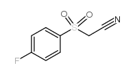 [(4-氟苯基)磺酰基]乙腈结构式