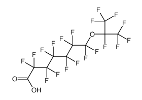 7-(HEPTAFLUOROISOPROPOXY)PERFLUOROHEPTANOIC ACID结构式