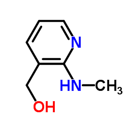 2-(N-Methylamino)-3-hydroxymethylpyridine structure