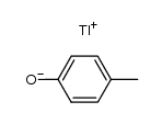 p-cresol, thallium(I)-(4-methyl-phenolate)结构式