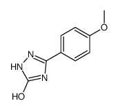 5-(4-methoxyphenyl)-1,2-dihydro-1,2,4-triazol-3-one结构式