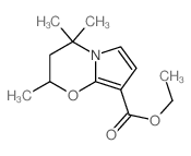 ethyl 2,2,4-trimethyl-5-oxa-1-azabicyclo[4.3.0]nona-6,8-diene-7-carboxylate结构式