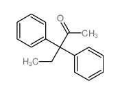 3,3-diphenylpentan-2-one结构式