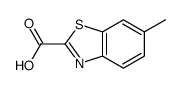 6-甲基-苯并噻唑-2-羧酸结构式