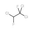 1,2-Difluoro-1,1,2-trichloroethane Structure