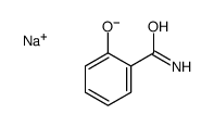 sodium,2-carbamoylphenolate Structure