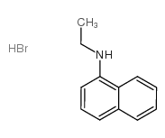 N-乙基-1-萘胺氢溴酸盐结构式