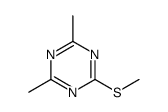 2,4-Dimethyl-6-(methylsulfanyl)-1,3,5-triazine结构式