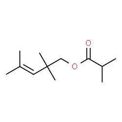 2,2,4-TRIMETHYLPENTENYLMONOISOBUTYRATE结构式