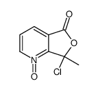 4-aza-3-chloro-3-methyl-1(3H)-isobenzofuranone 4-oxide Structure