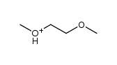 protonated dimethoxyethane Structure