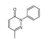6-methyl-2-phenylpyridazin-3-one结构式