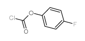 氯甲酸-4-氟苯酯结构式