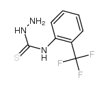 4-[2-(三氟甲基)苯基]-3-氨基硫脲结构式