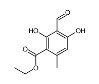 ethyl 3-formyl-2,4-dihydroxy-6-methylbenzoate结构式