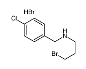 3-bromo-N-[(4-chlorophenyl)methyl]propan-1-amine,hydrobromide结构式