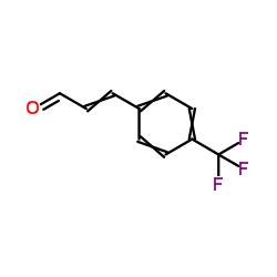 4-(三氟甲基)肉桂腈结构式