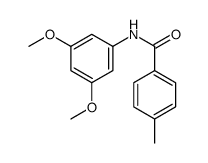 N-(3,5-Dimethoxyphenyl)-4-methylbenzamide Structure