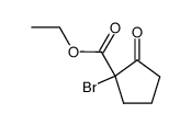 ethyl 1-bromo-2-oxocyclopentanecarboxylate结构式