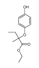ethyl 2-(4-hydroxyphenoxy)-2-methylbutanoate Structure