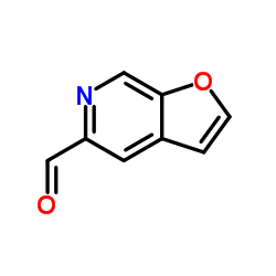呋喃并[2,3-c]吡啶-5-甲醛结构式