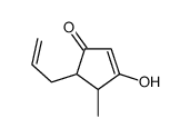 3-hydroxy-4-methyl-5-prop-2-enylcyclopent-2-en-1-one Structure