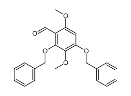 3,6-dimethoxy-2,4-bis(phenylmethoxy)benzaldehyde Structure