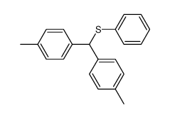 Di-p-tolyl-methyl-phenyl-sulfid Structure