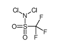 N,N-dichloro-1,1,1-trifluoromethanesulfonamide结构式