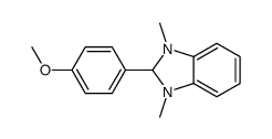 2-(4-methoxyphenyl)-1,3-dimethyl-2H-benzimidazole Structure