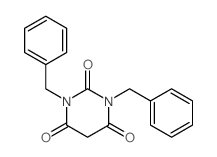1,3-dibenzyl-1,3-diazinane-2,4,6-trione Structure