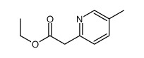ethyl 2-(5-methylpyridin-2-yl)acetate结构式