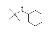 cyclohexylamino-trimethyl-silane结构式