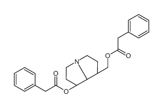 [(1S,7R,8R)-7-(2-phenylacetyl)oxy-2,3,5,6,7,8-hexahydro-1H-pyrrolizin-1-yl]methyl 2-phenylacetate Structure