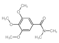 3,4,5-trimethoxy-N,N-dimethyl-benzamide Structure