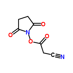 N-(氰基乙酰氧基)琥珀酰亚胺结构式