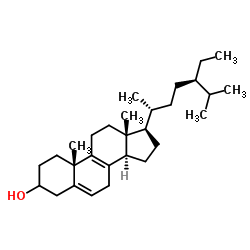 豆甾-5,8-二烯-3-醇结构式