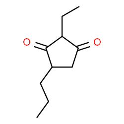 2-Ethyl-4-propyl-1,3-cyclopentanedione structure