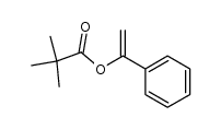 α-pivaloxystyrene结构式