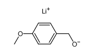 lithium p-methoxybenzyl oxide Structure