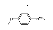 4-methoxy-benzenediazonium, iodide结构式