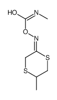 [(E)-(5-methyl-1,4-dithian-2-ylidene)amino] N-methylcarbamate Structure
