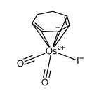 [OsI(CO)2(1-5-η-C7H9)] Structure