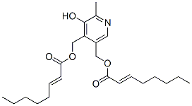 吡哆素二辛烯酸酯结构式
