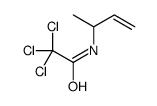 N-but-3-en-2-yl-2,2,2-trichloroacetamide结构式