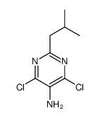 4,6-dichloro-2-(2-methylpropyl)pyrimidin-5-amine Structure