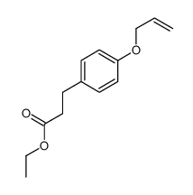 ethyl 3-(4-prop-2-enoxyphenyl)propanoate结构式